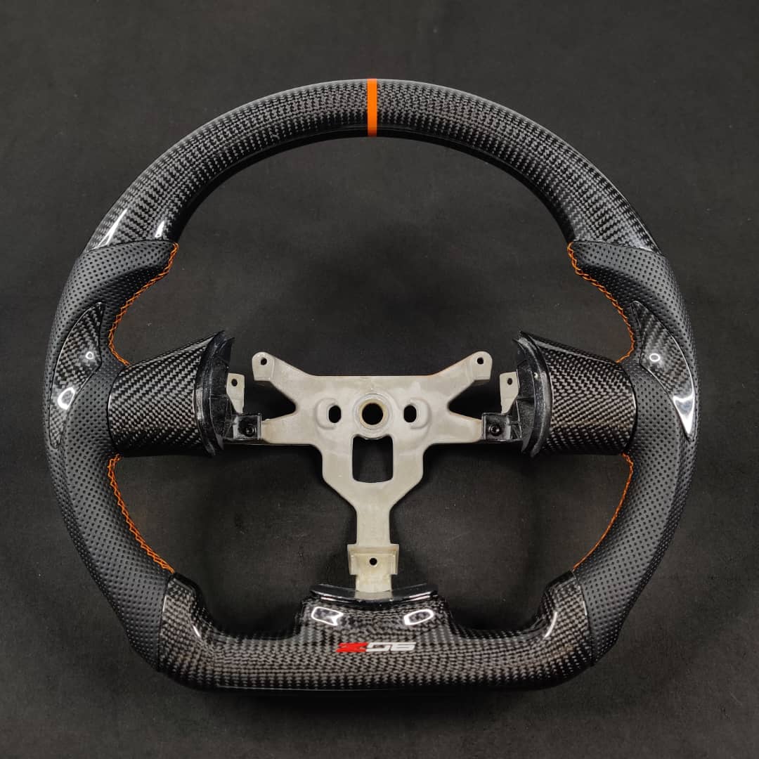 2006-2013 C6 Corvette Custom Carbon Fiber Steering Wheel - AutoLEDTech.com