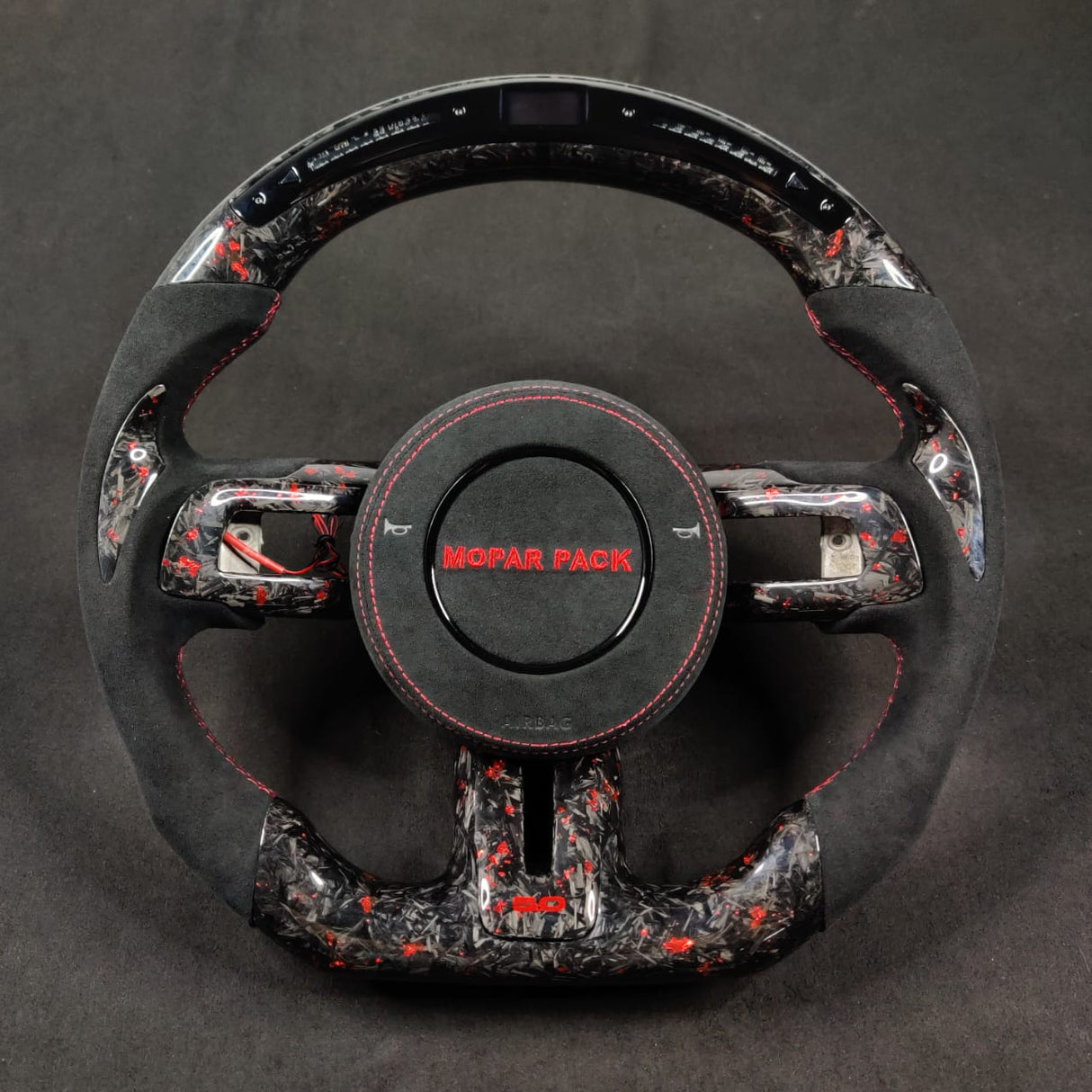 2005-2014 Ford Mustang Carbon Fiber Steering Wheel - AutoLEDTech.com