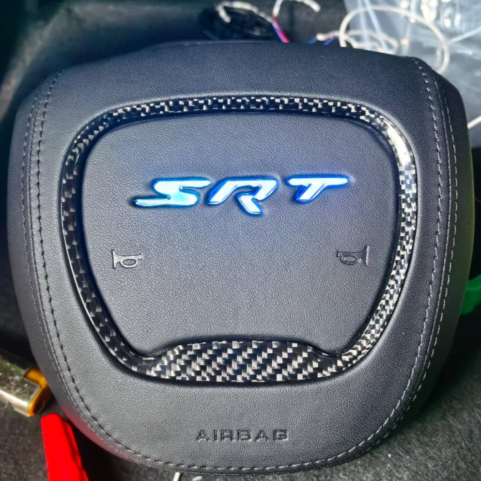 SRT HELLCAT RGB LED Custom Airbag Cover