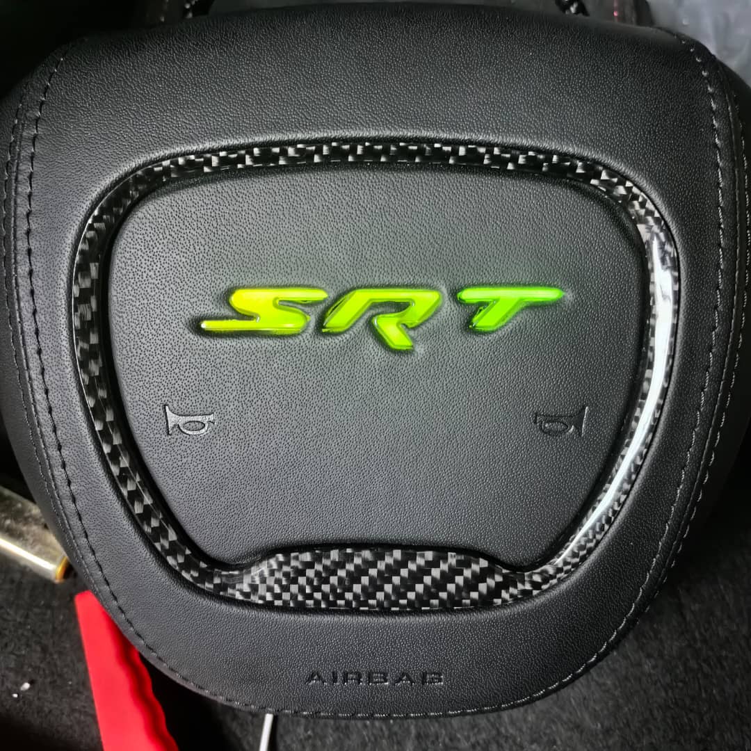 Dodge RT RGB LED Custom Airbag Cover