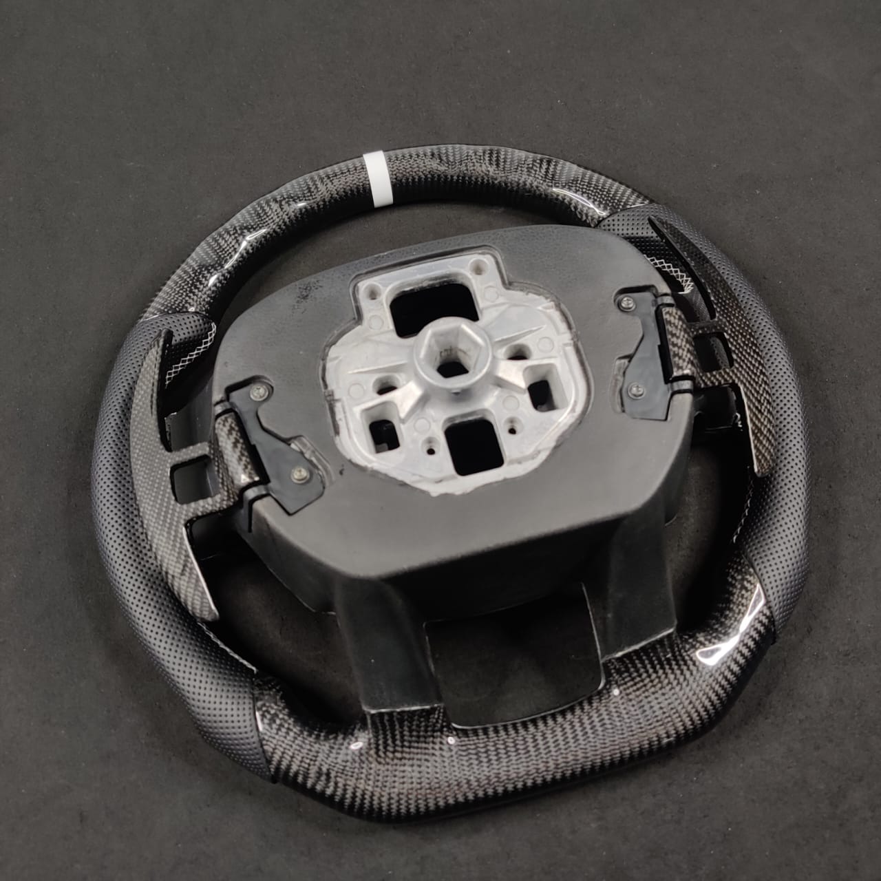 2017-2022 Ford Super Duty F250 Custom Carbon Fiber Heated Steering Wheel w/ LED Display