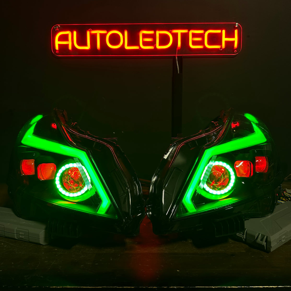 2010-2015 Infiniti G37/G25/Q60 RGB Flow Series LED DRL Headlights