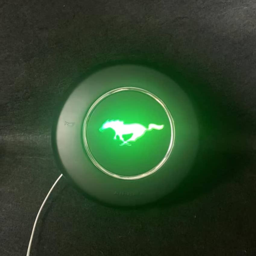2015-2023 Ford Mustang RGB LED Custom Airbag Cover - AutoLEDTech.com