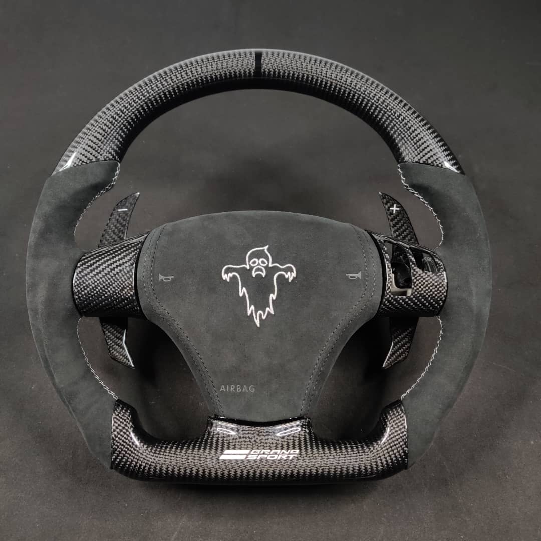 2006-2013 C6 Corvette Custom Carbon Fiber Steering Wheel - AutoLEDTech.com