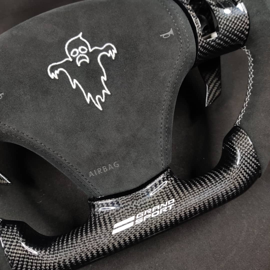 2006-2013 C6 Corvette Custom Carbon Fiber Steering Wheel - AutoLEDTech.com