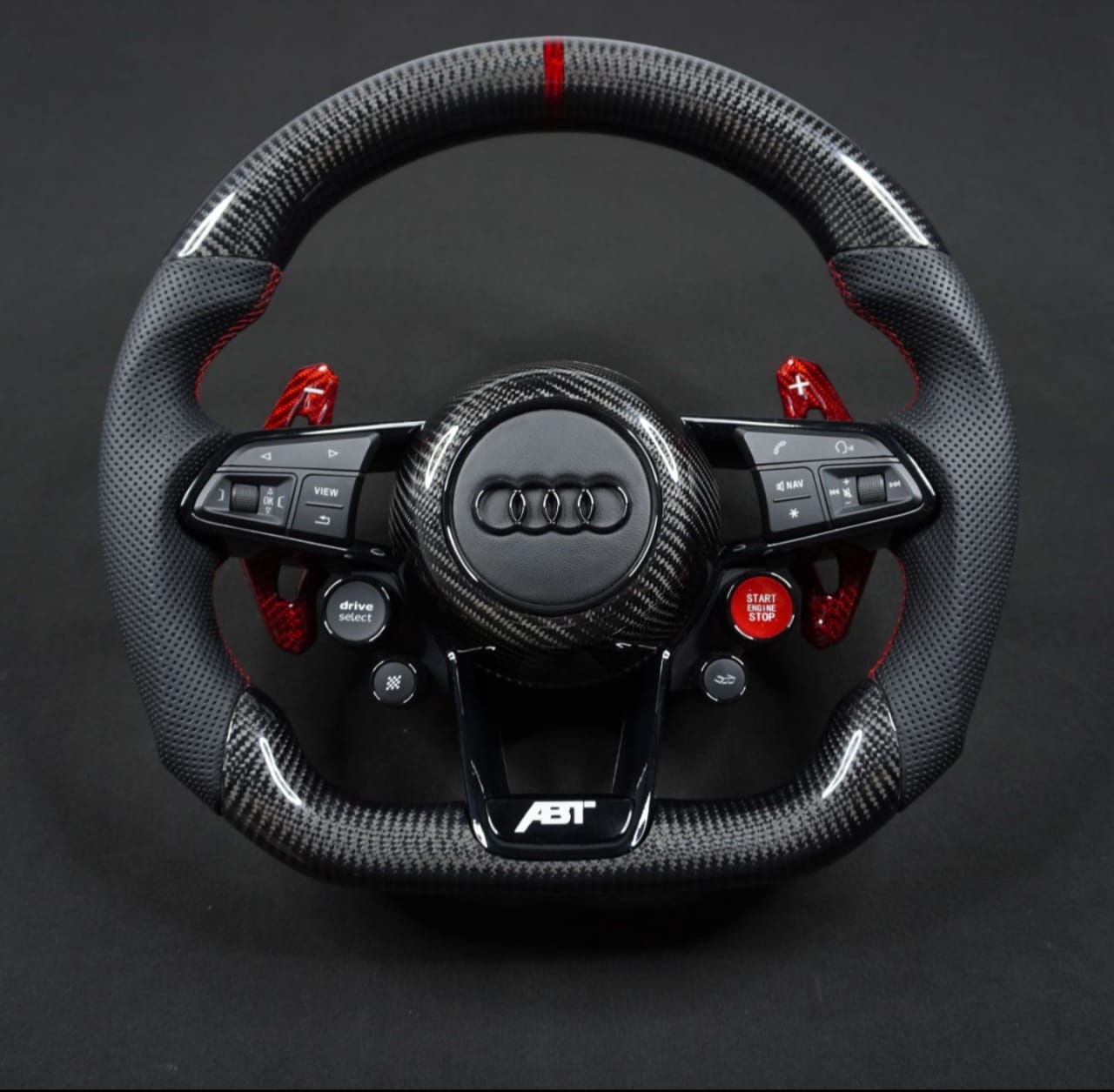 2015-2026+ Audi Q3/Q5/Q7/Q8 Custom Carbon Fiber Steering Wheel