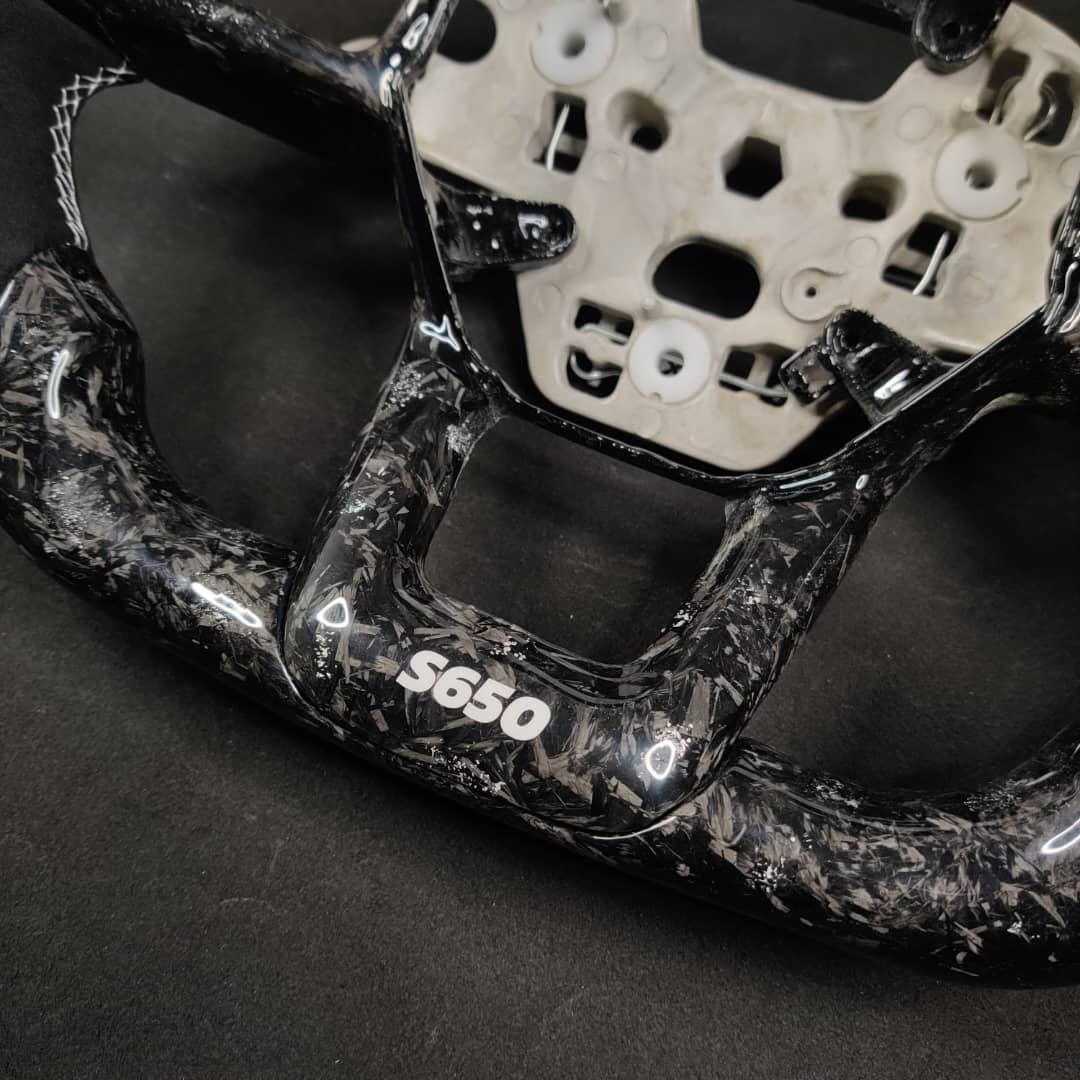 2024+ Ford Mustang S650 Carbon Fiber LED Steering Wheel