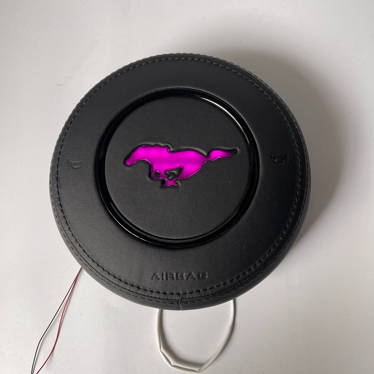 2015-2023 Ford Mustang RGB LED Custom Airbag Cover - AutoLEDTech.com