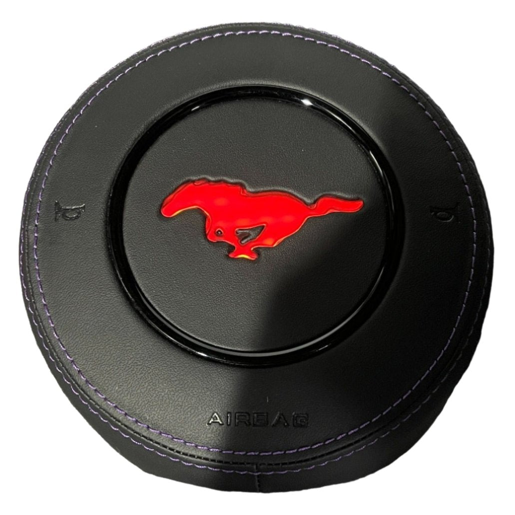 2015-2023 Ford Mustang RGB LED Custom Airbag Cover - AutoLEDTech.com