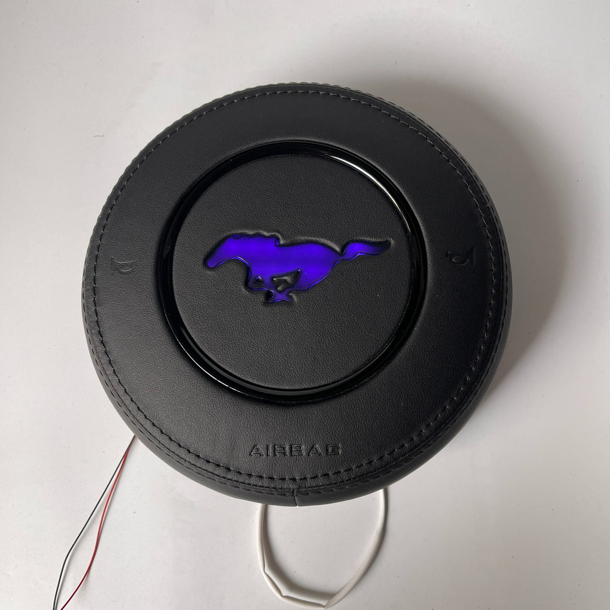 2015-2023 Ford Mustang RGB LED Custom Airbag Cover - AutoLEDTech.com