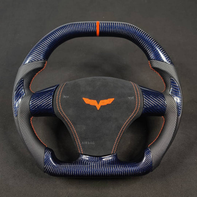 Custom Carbon Fiber Steering Wheel Builder