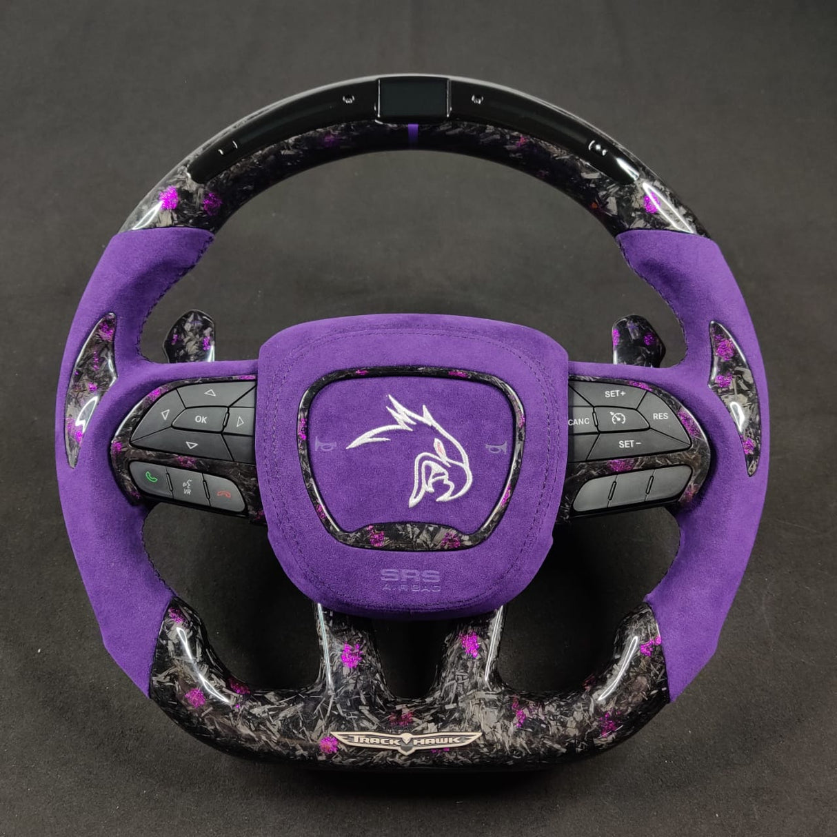 2019-2026+ Jeep Wrangler JL Gladiator JT Custom Carbon Fiber Steering Wheel