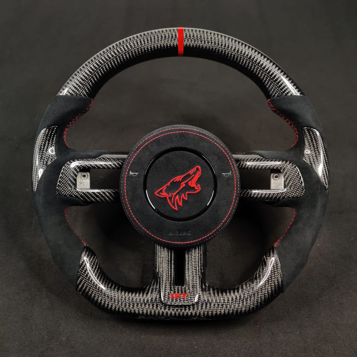 2015-2023 Ford Mustang Carbon Fiber Steering Wheel
