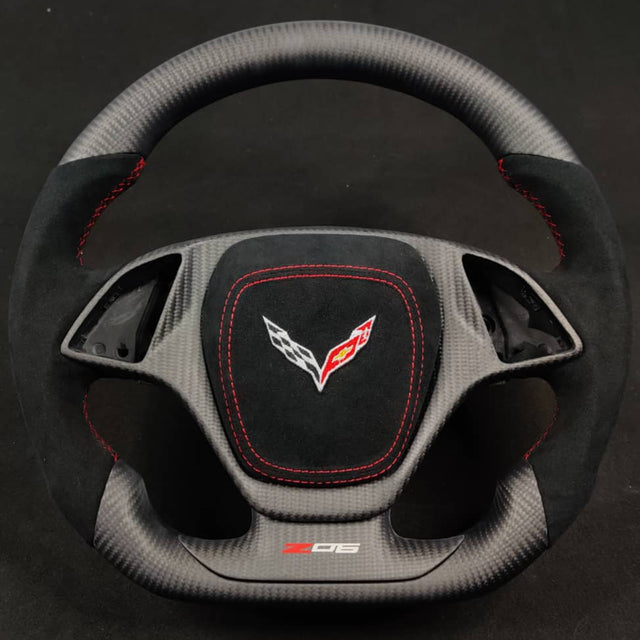 Custom Carbon Fiber Steering Wheel Builder