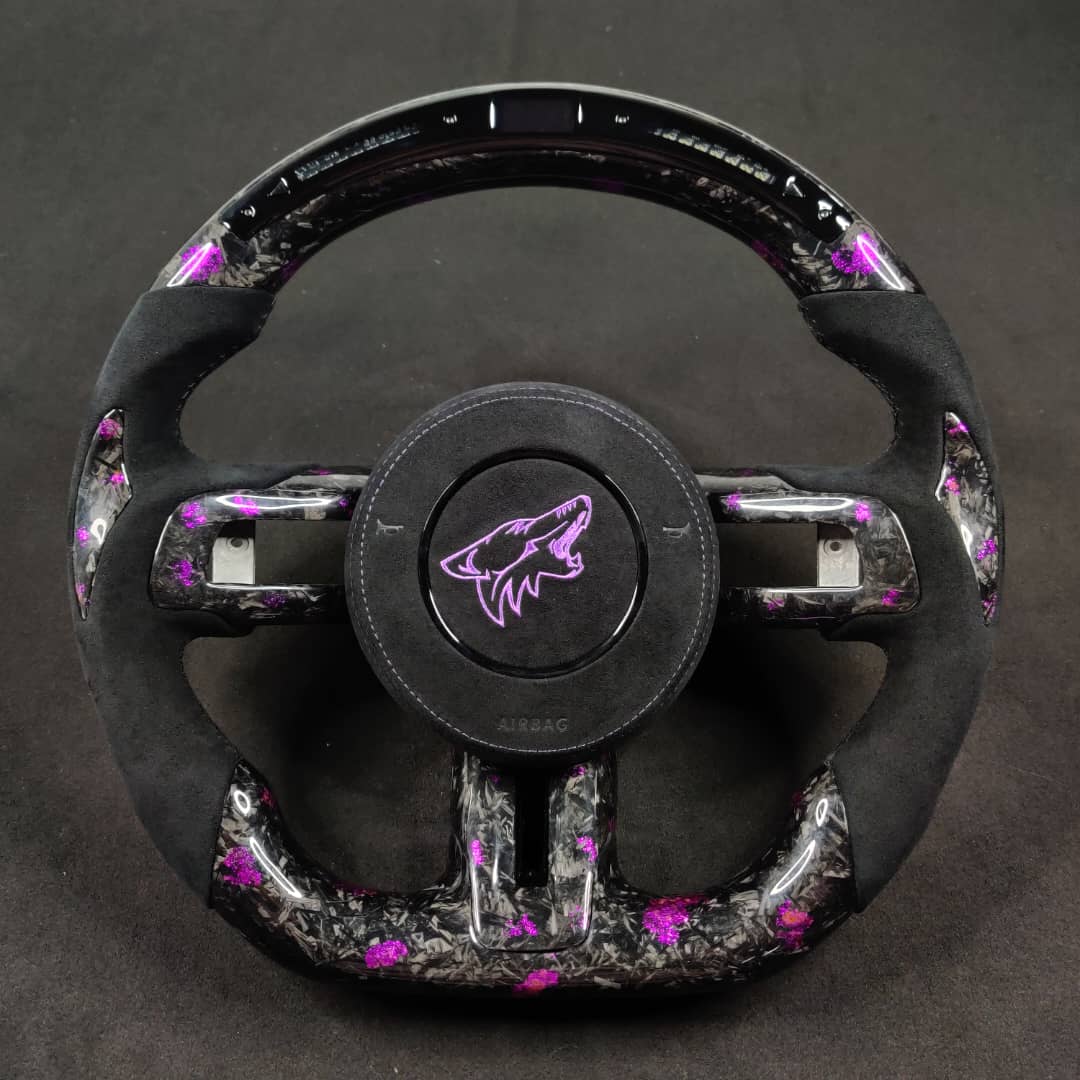 2015-2023 Ford Mustang Carbon Fiber Steering Wheel