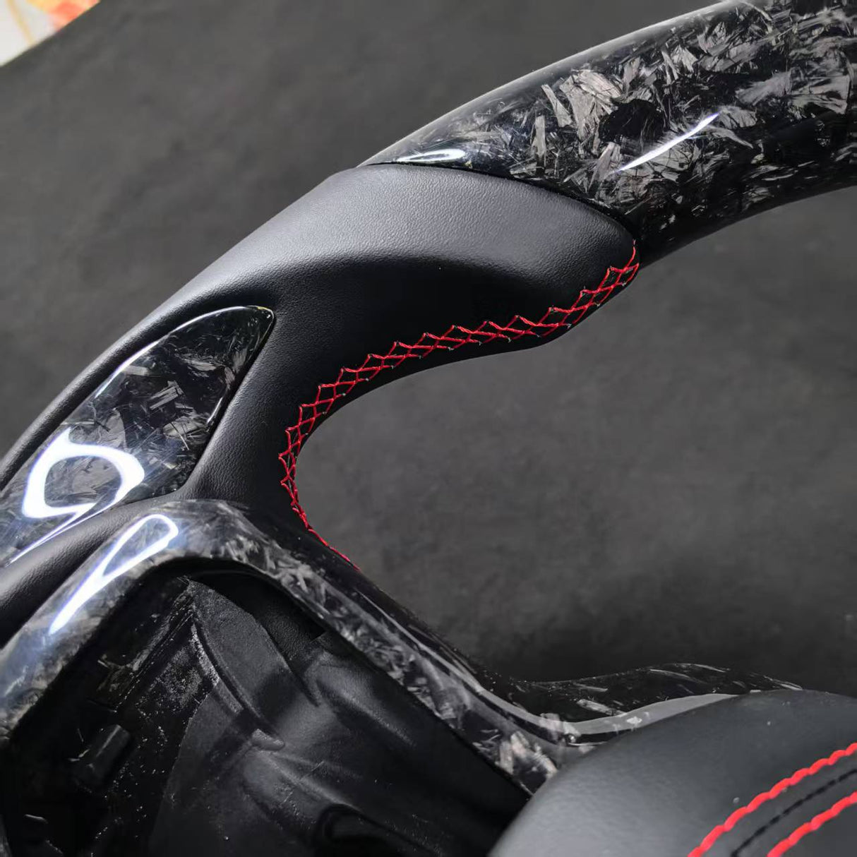 2021-2026+ Ford F150 & Raptor Custom Carbon Fiber LED Steering Wheel - AutoLEDTech.com
