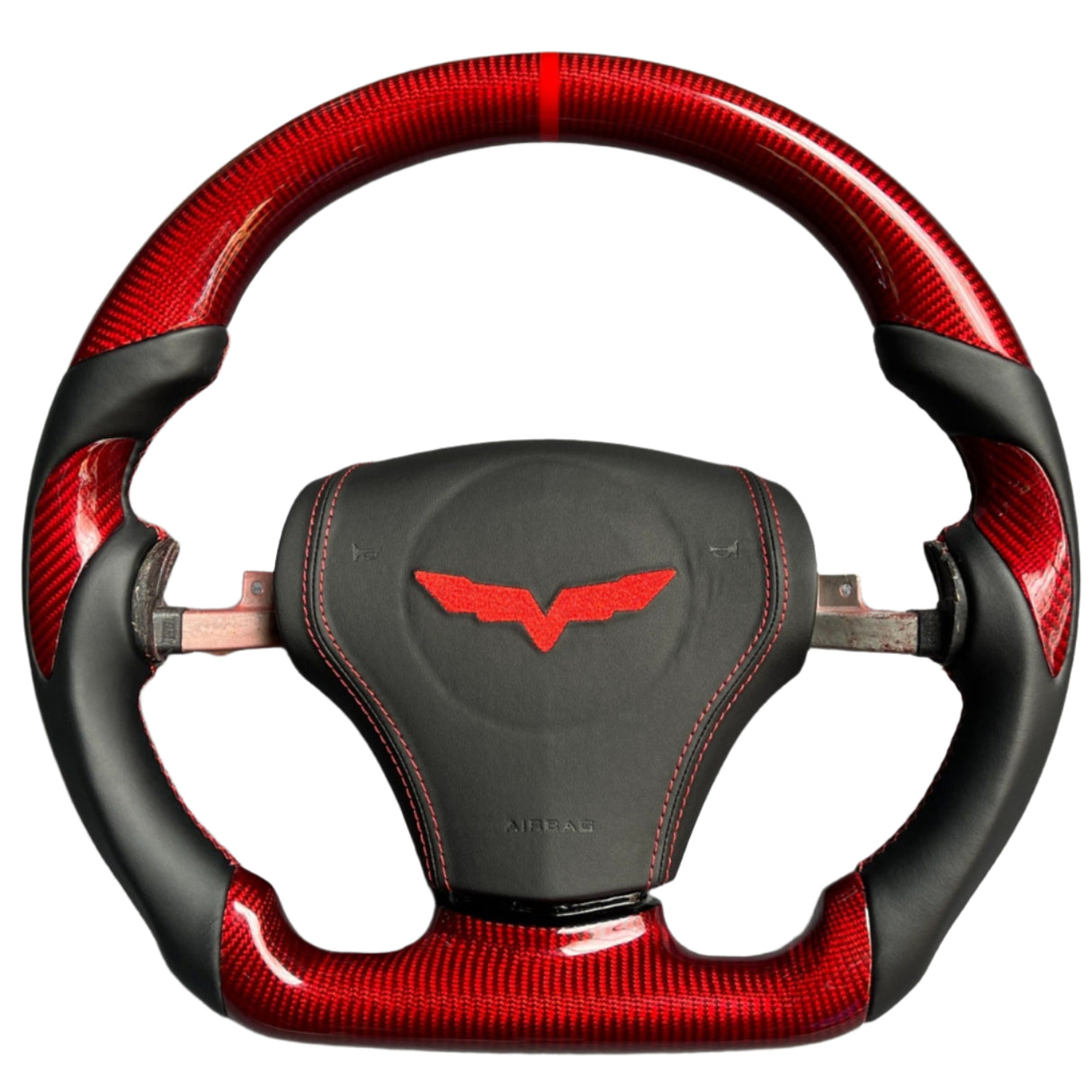 2006-2013 C6 Corvette Custom Carbon Fiber Steering Wheel - AutoLEDTech.com