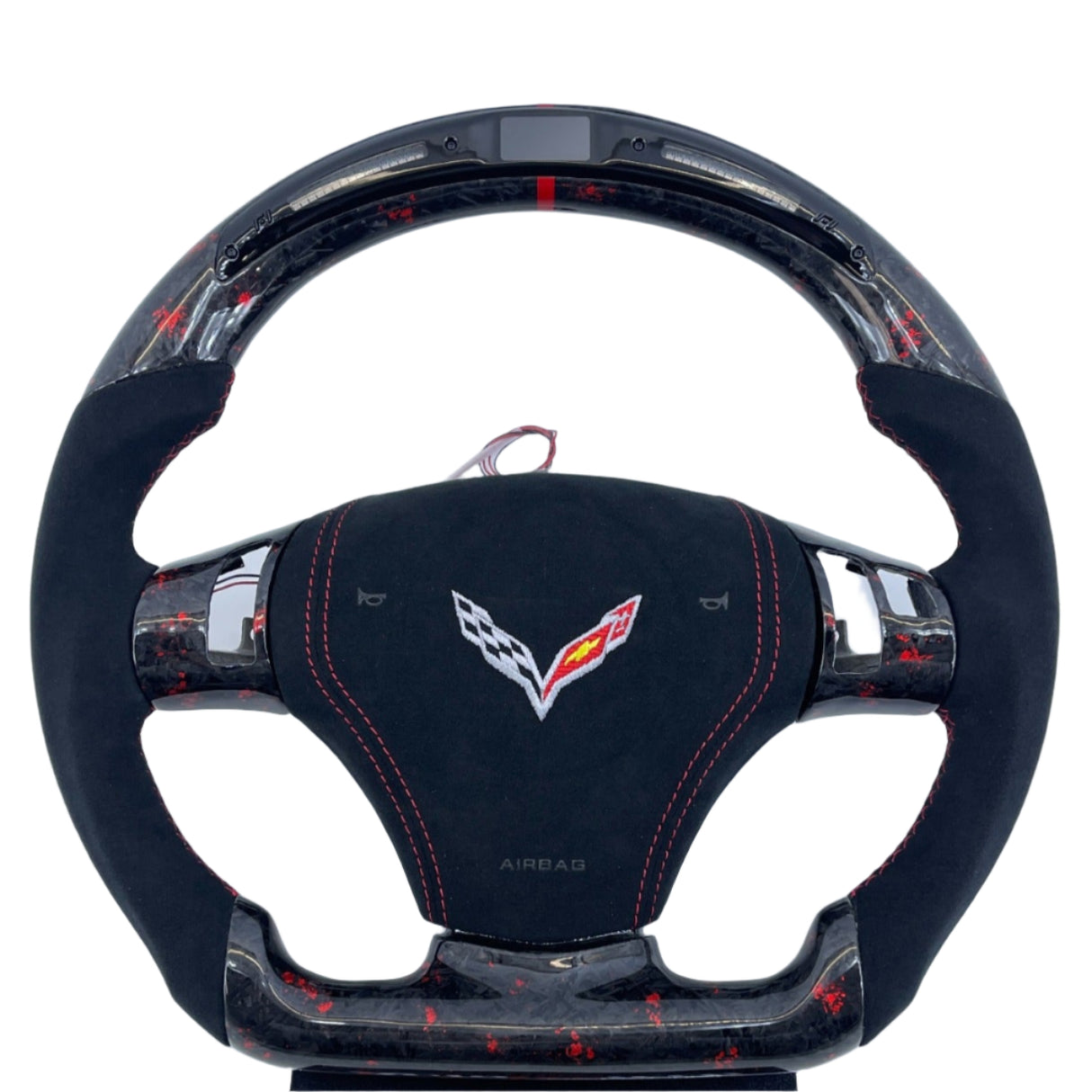 2006-2013 C6 Corvette Custom Carbon Fiber Steering Wheel - AutoLEDTech.com