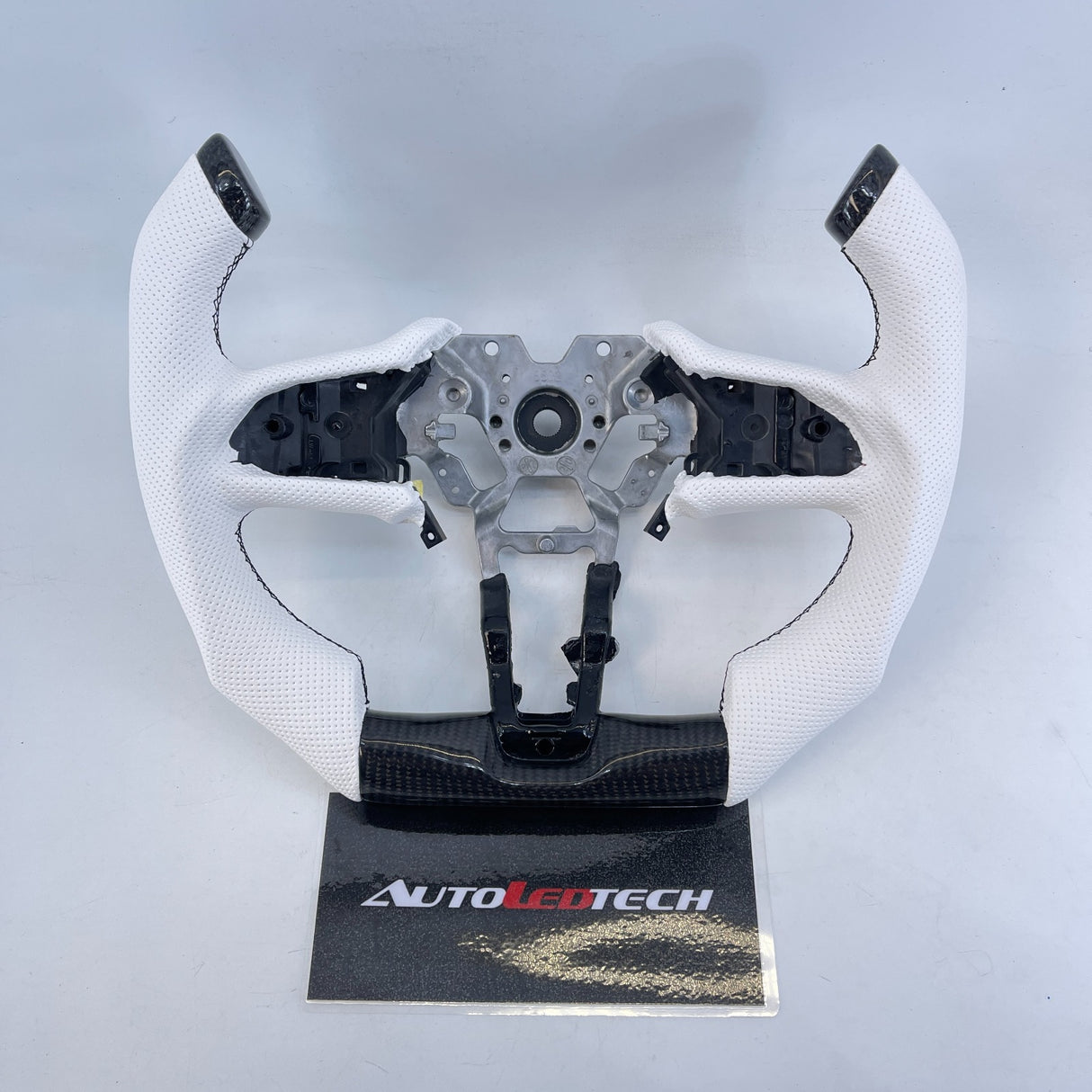 2013-2024 Infiniti Q50 Q60 Custom Carbon Fiber Steering Wheel - AutoLEDTech.com