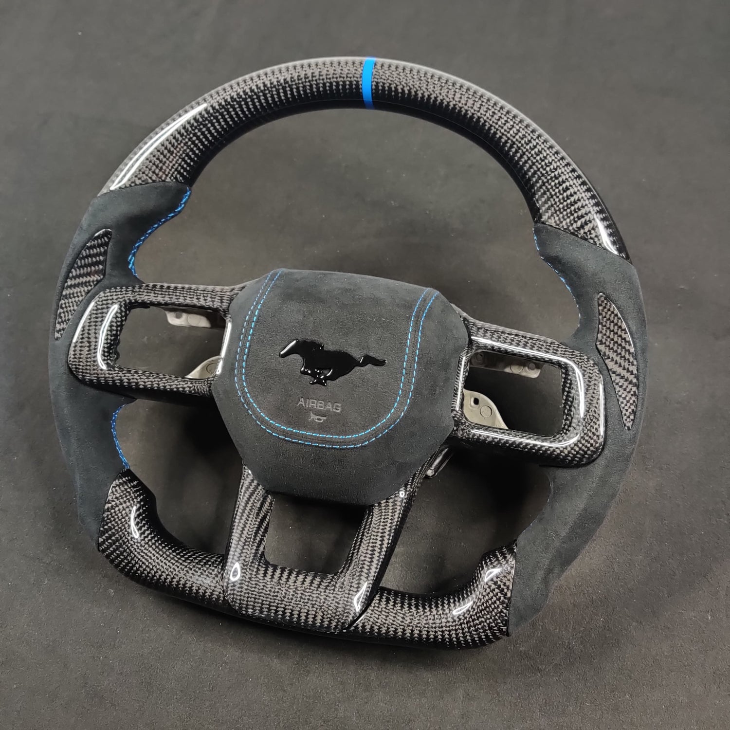 2024+ Ford Mustang S650 Carbon Fiber LED Steering Wheel