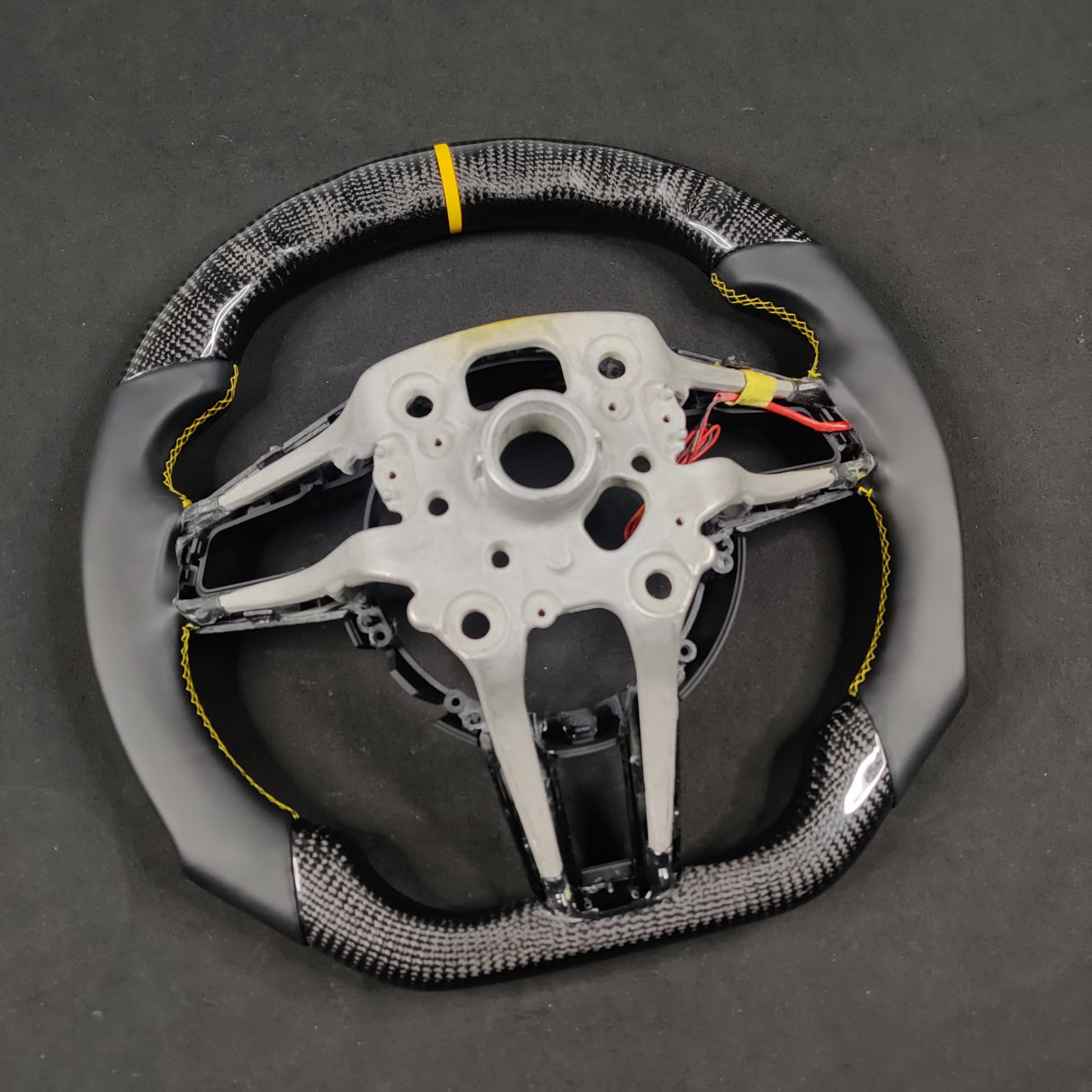 Mclaren 720S 765LT Custom Carbon Fiber Steering Wheel - AutoLEDTech.com