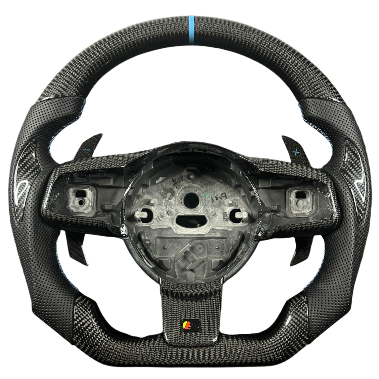 2014-2025 Jaguar F-Type F-Pace Custom Carbon Fiber Steering Wheel - AutoLEDTech.com