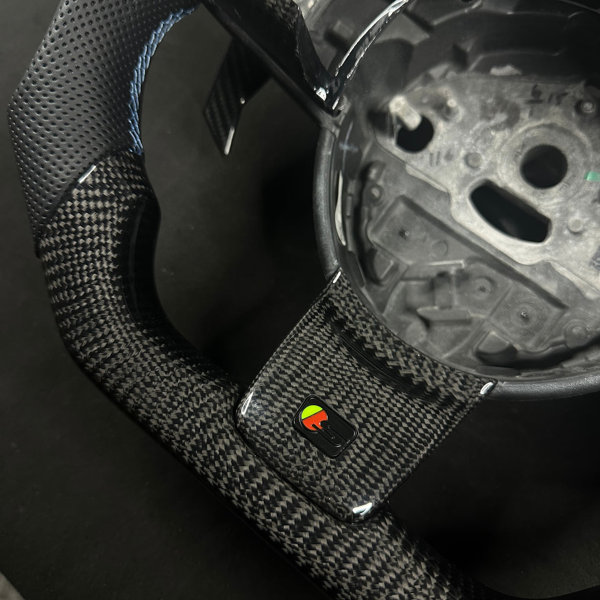2014-2025 Jaguar F-Type F-Pace Custom Carbon Fiber Steering Wheel - AutoLEDTech.com