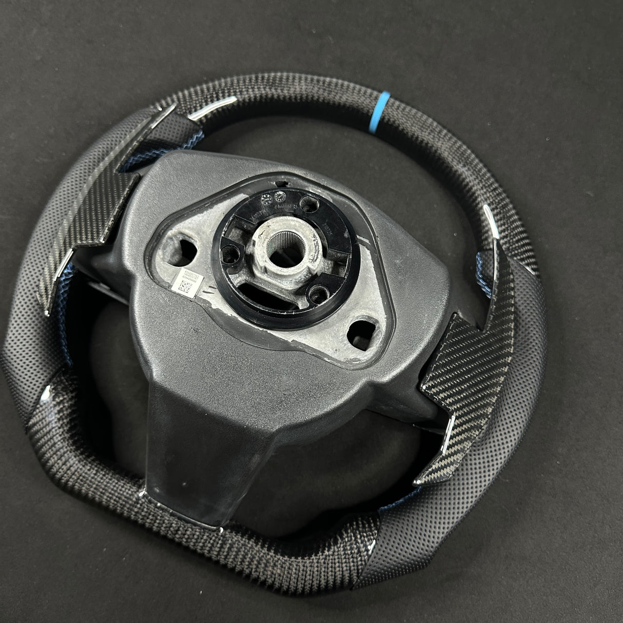 2014-2025 Jaguar F-Type F-Pace Custom Carbon Fiber Steering Wheel - AutoLEDTech.com
