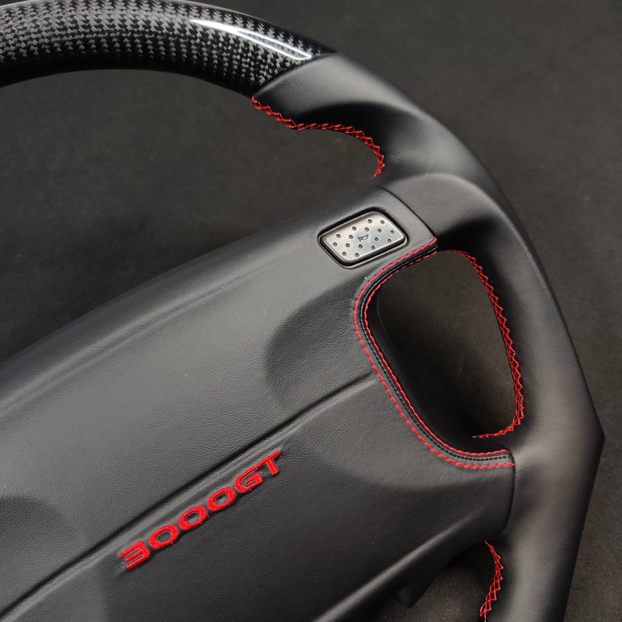 Mitsubishi 3000GT GTO Custom Carbon Fiber Steering Wheel