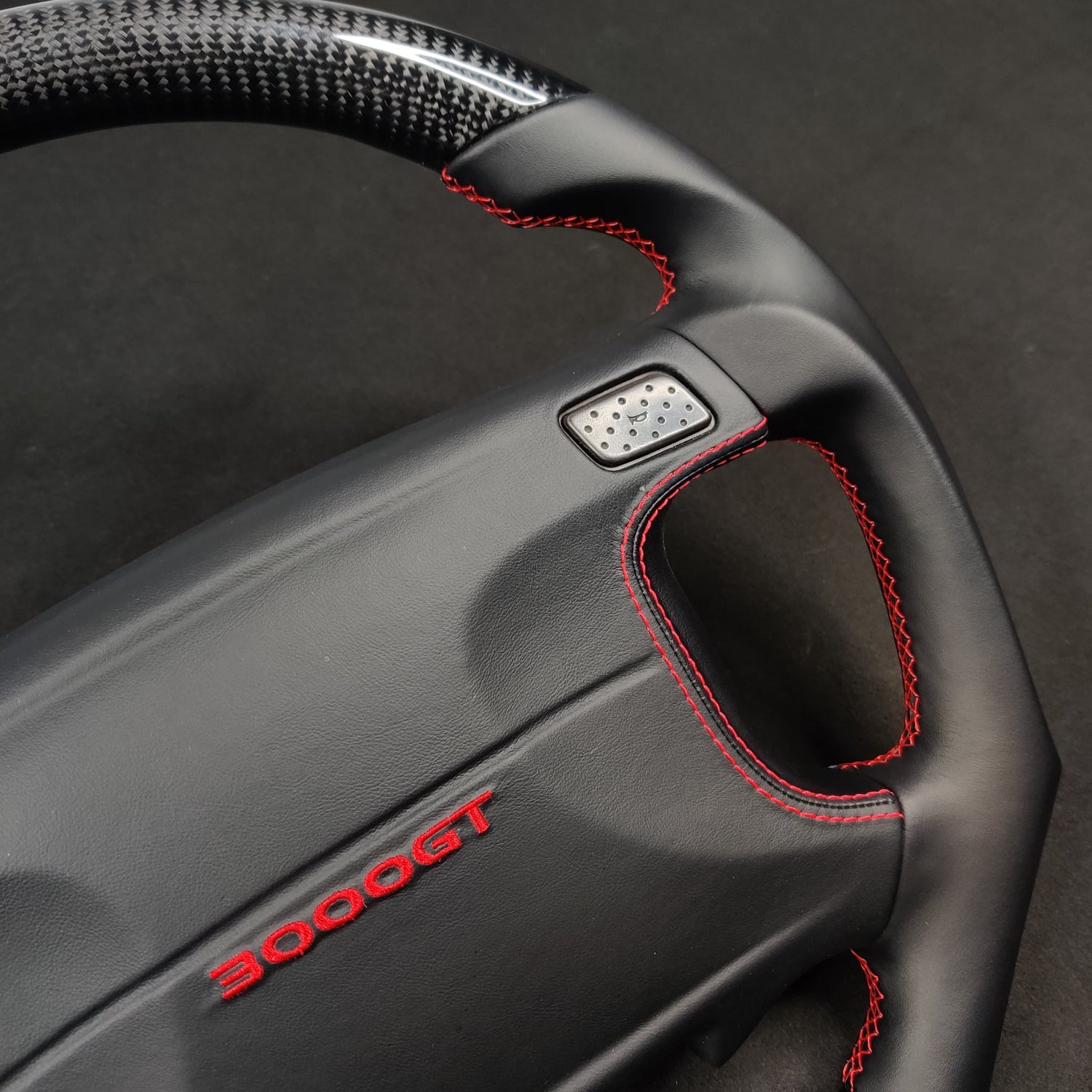Mitsubishi 3000GT GTO Custom Carbon Fiber Steering Wheel