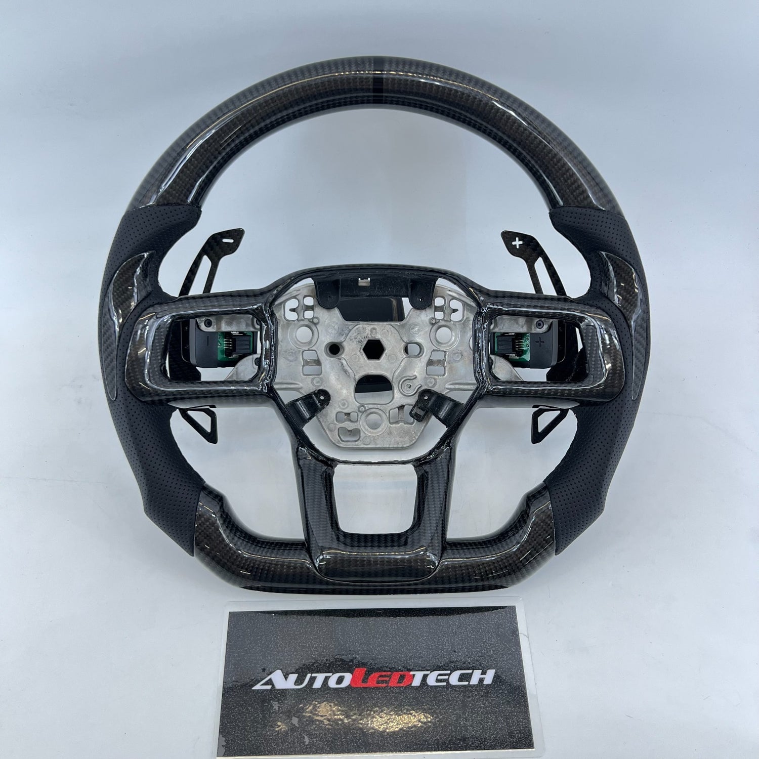 2024+ Ford Mustang S650 Carbon Fiber LED Steering Wheel