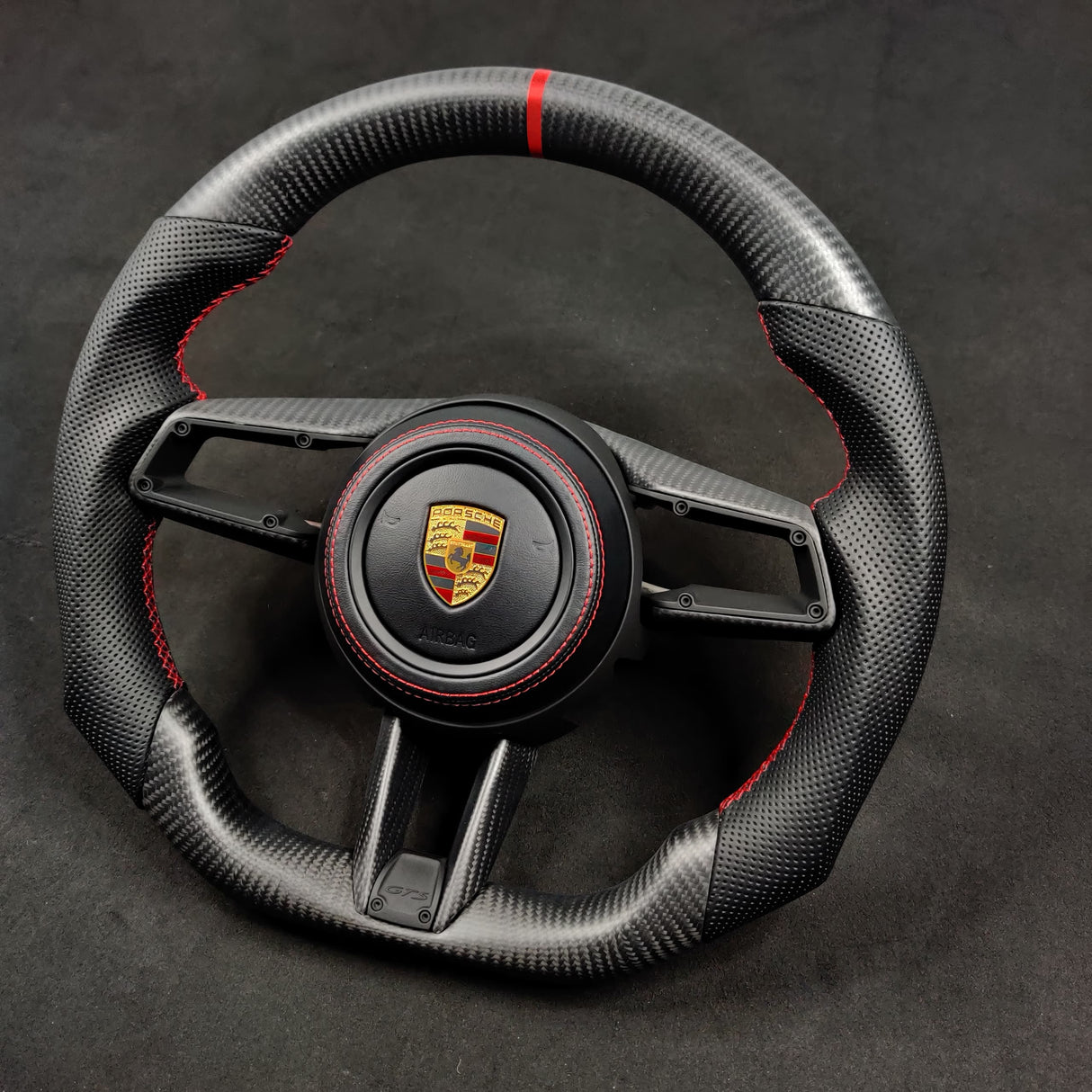 Mclaren 720S 765LT Custom Carbon Fiber Steering Wheel - AutoLEDTech.com