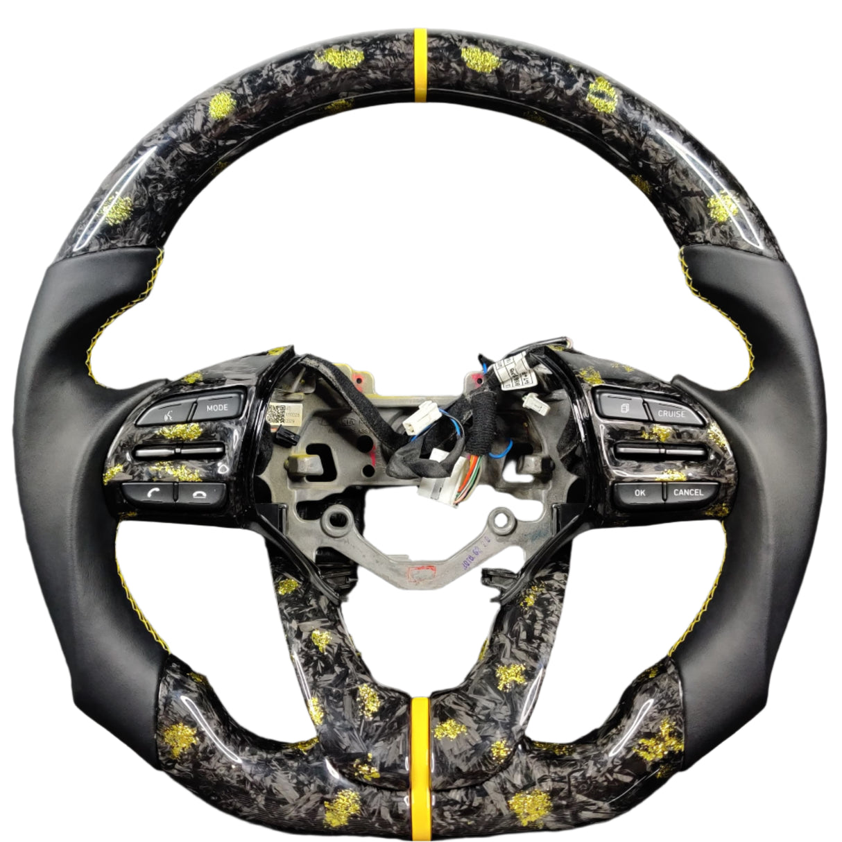 2019-2022 Hyundai Veloster Custom Carbon Fiber Steering Wheel