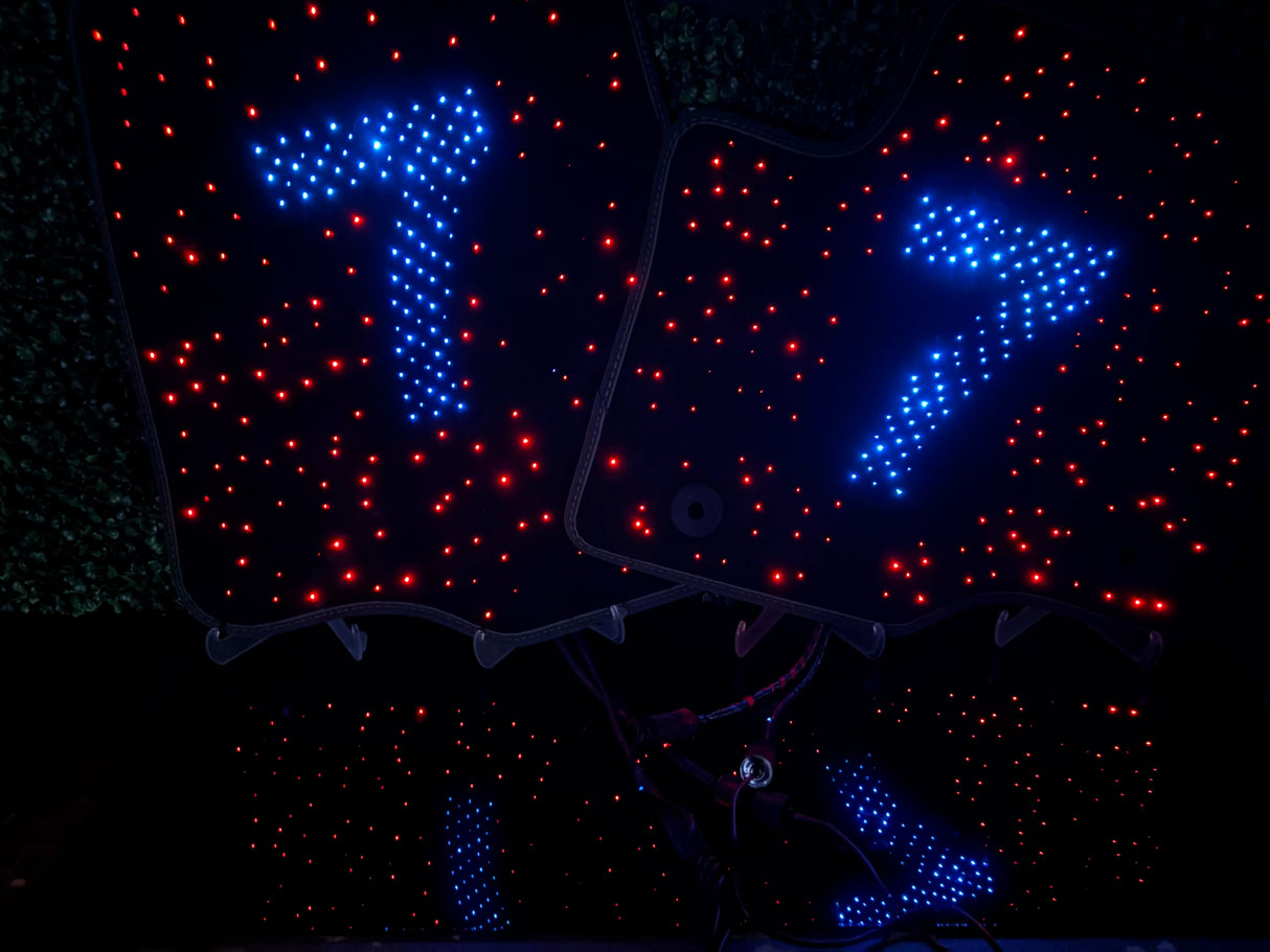 RGBW LED Starlight Floor Mats Lights Kit (400 Stars)
