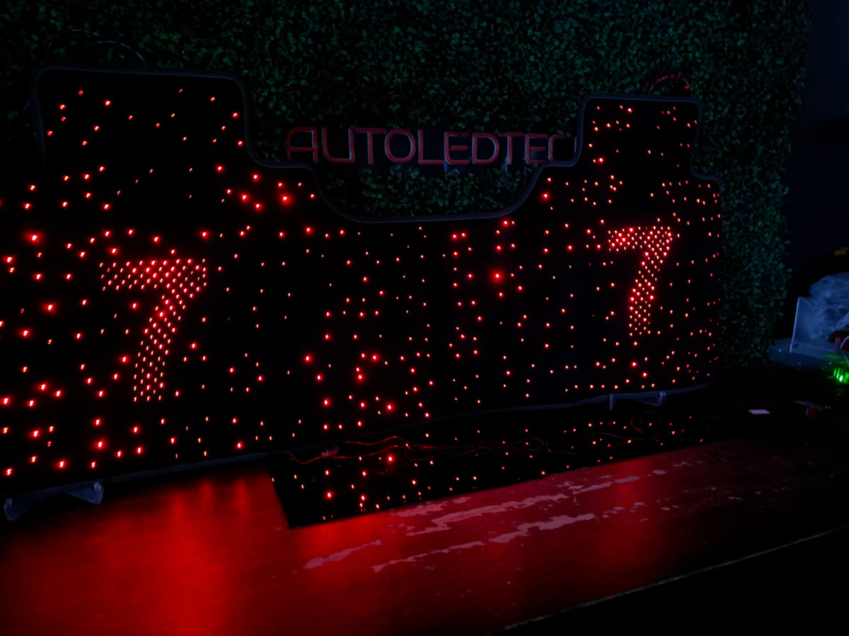 RGBW LED Starlight Floor Mats Lights Kit (400 Stars)