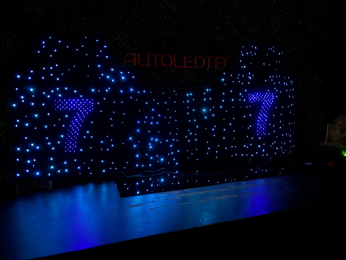 RGBW LED Starlight Floor Mats Lights Kit (400 Stars)