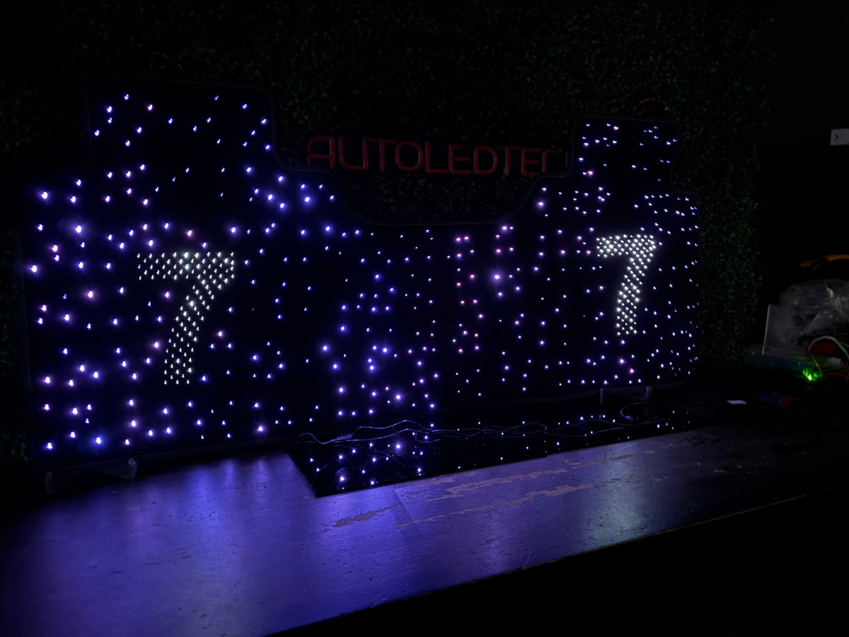 RGBW LED Starlight Floor Mats Lights Kit (400 Stars)