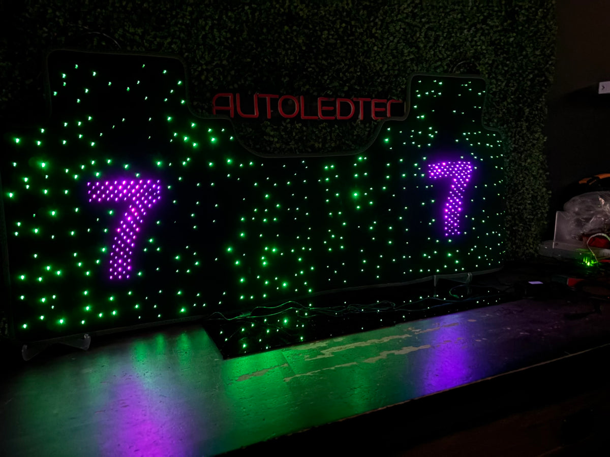 RGBW LED Starlight Floor Mats Lights Kit (400 Stars)