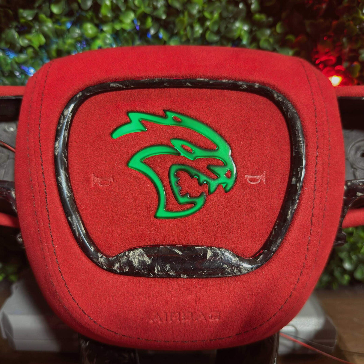 SRT HELLCAT RGB LED Custom Airbag Cover