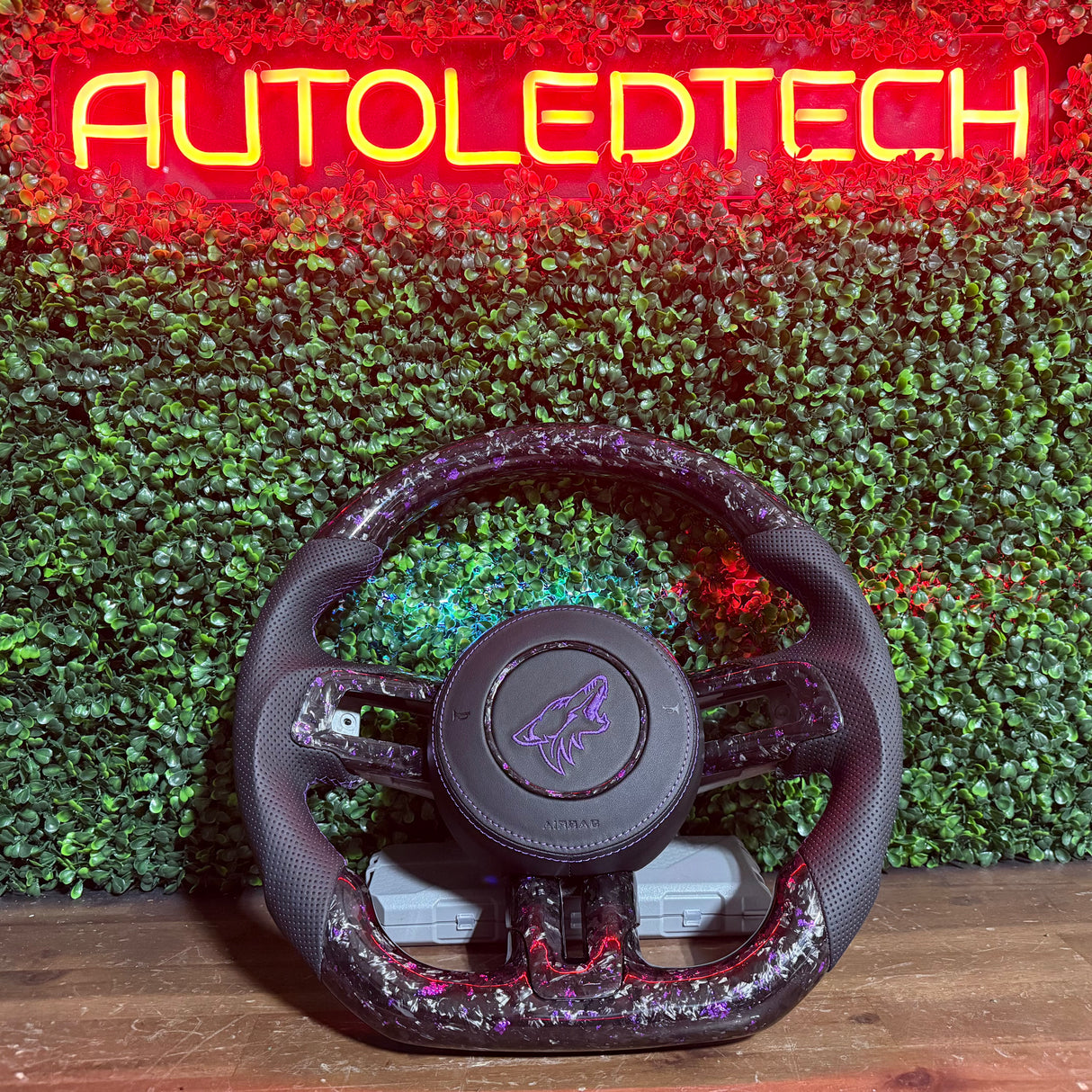 2015-2023 Ford Mustang Carbon Fiber Steering Wheel