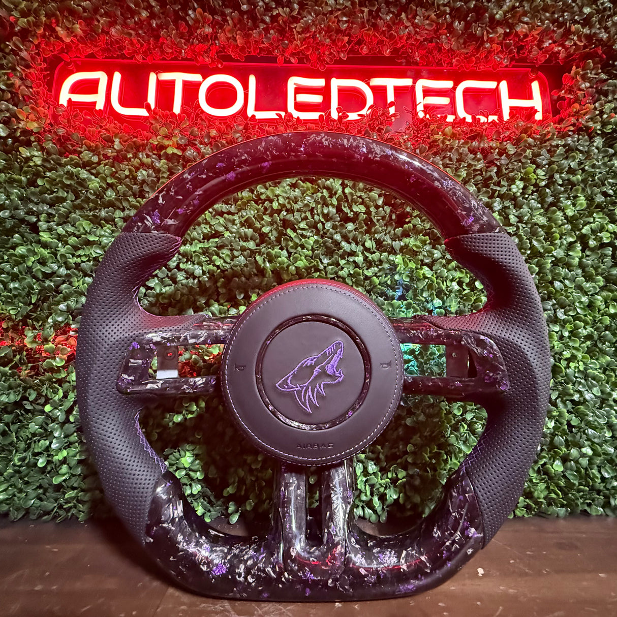 2015-2023 Ford Mustang Carbon Fiber Steering Wheel