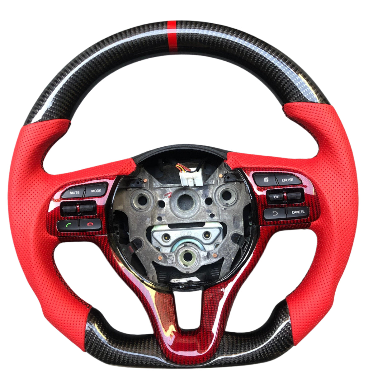 2016-2020 Kia Optima Custom Carbon Fiber LED Steering Wheel