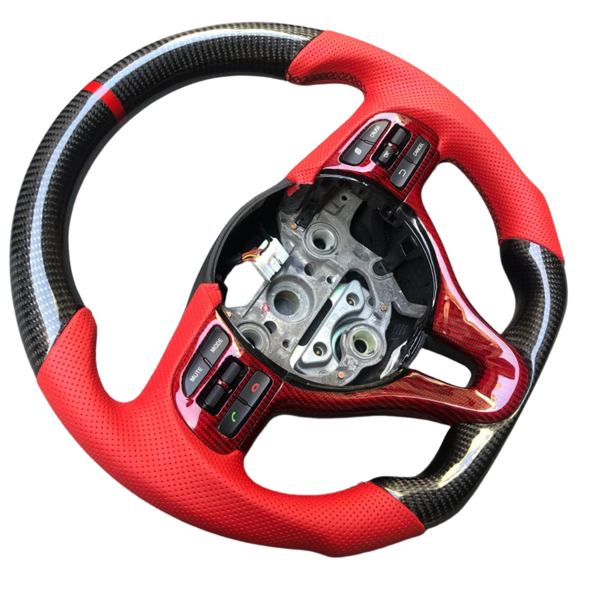 2016-2020 Kia Optima Custom Carbon Fiber LED Steering Wheel