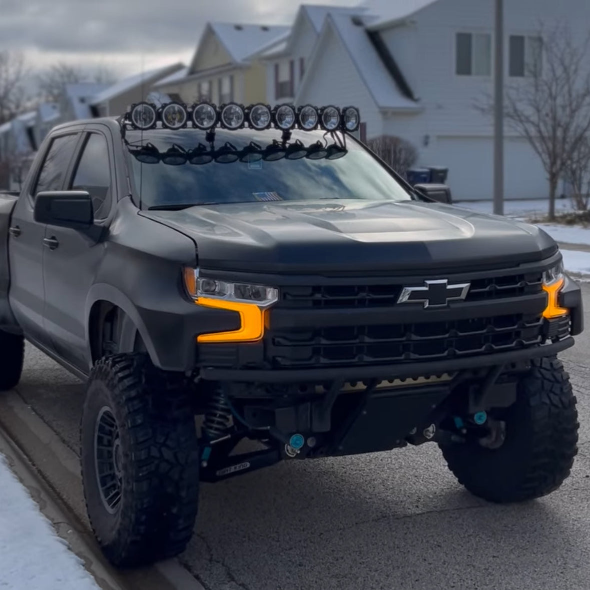 2022+ Chevy Silverado 1500 Amber DRL Headlight Harness Kit