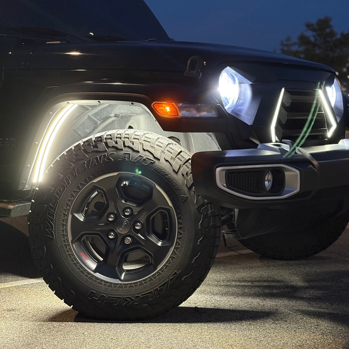 Jeep Wrangler Gladiator LED Fender Arch Lights Kit