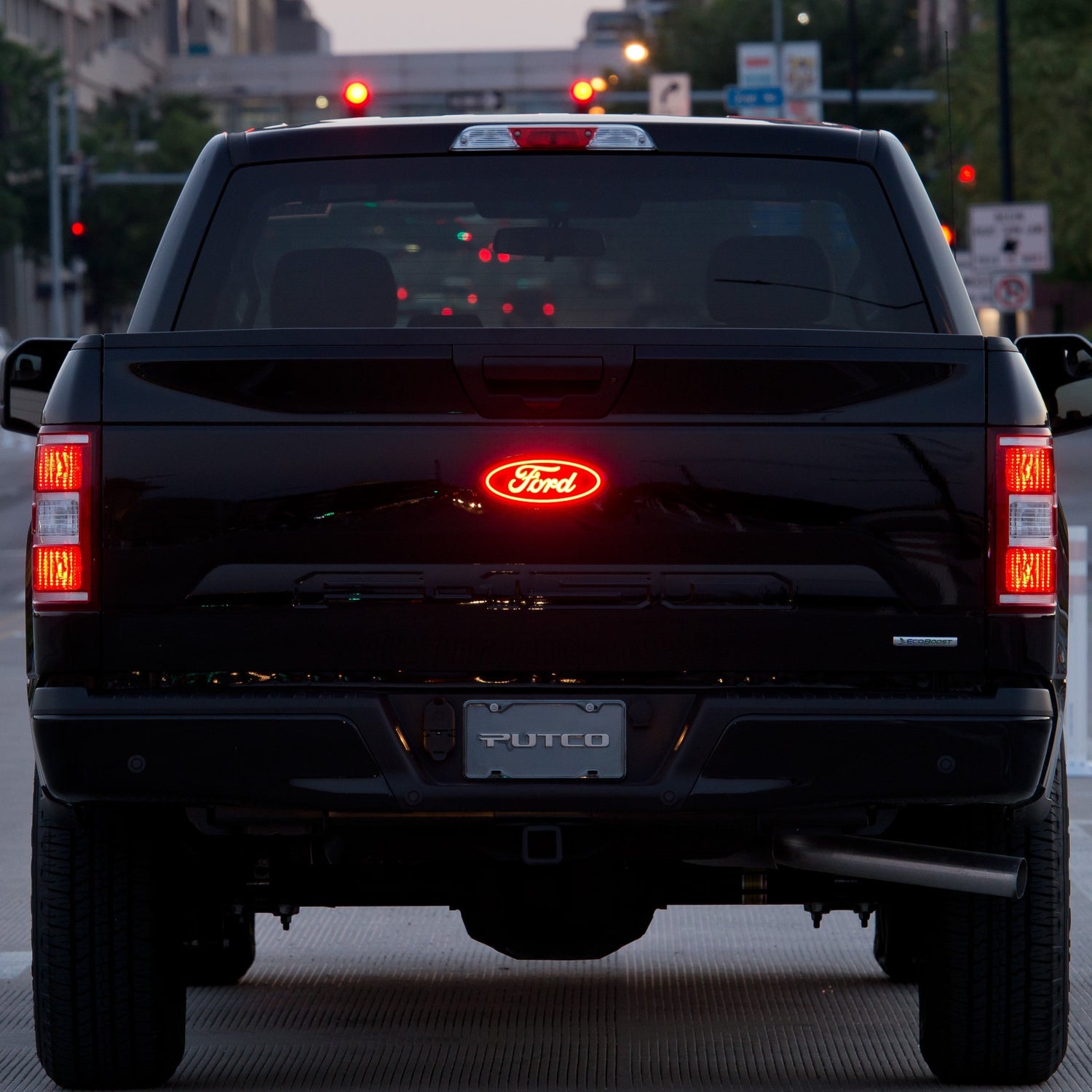 19-26+ Ford Ranger Illuminated Red LED Ford Rear Tailgate Emblem Logo - ANIMATED STARTUP