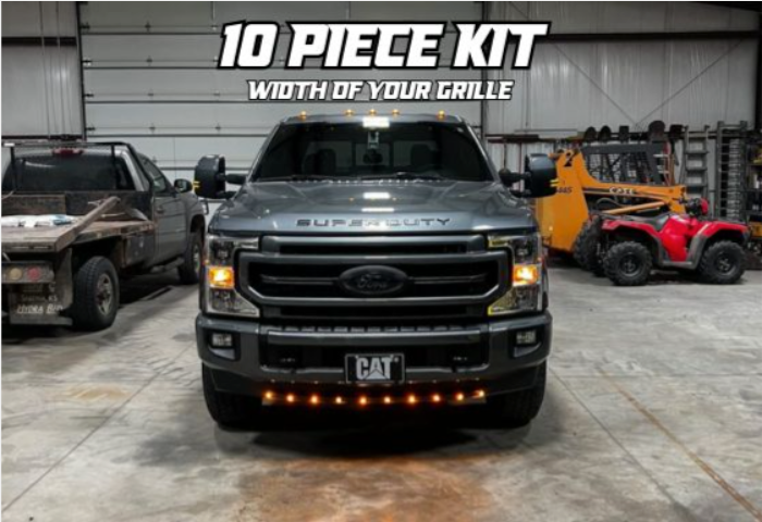 Ford Super Duty LED Front Valance Accent Running Lights Kit