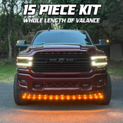 Ford Super Duty LED Front Valance Accent Running Lights Kit