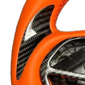Add Carbon Thumb Grips For Steering Wheel