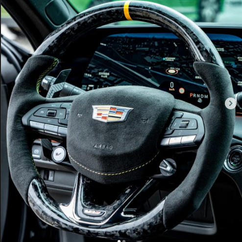 2020-2026+ Cadillac CT4/CT5 Blackwing Carbon Fiber LED Steering Wheel